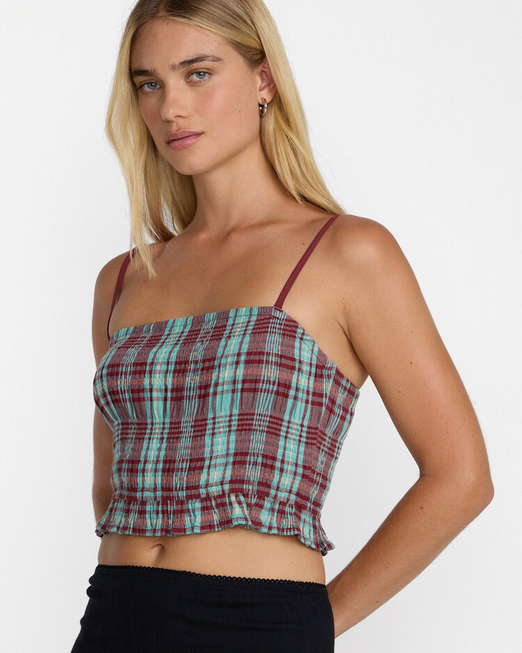 RVCA Rvca Isla Cami (Womens) | Aqua Haze