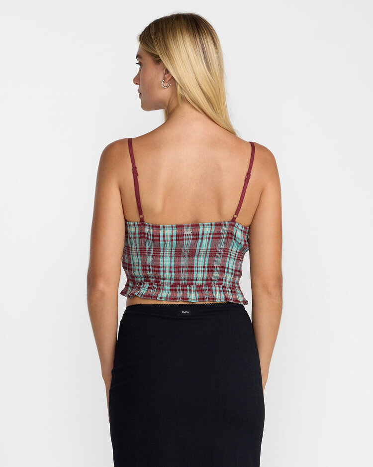 RVCA Rvca Isla Cami (Womens) | Aqua Haze