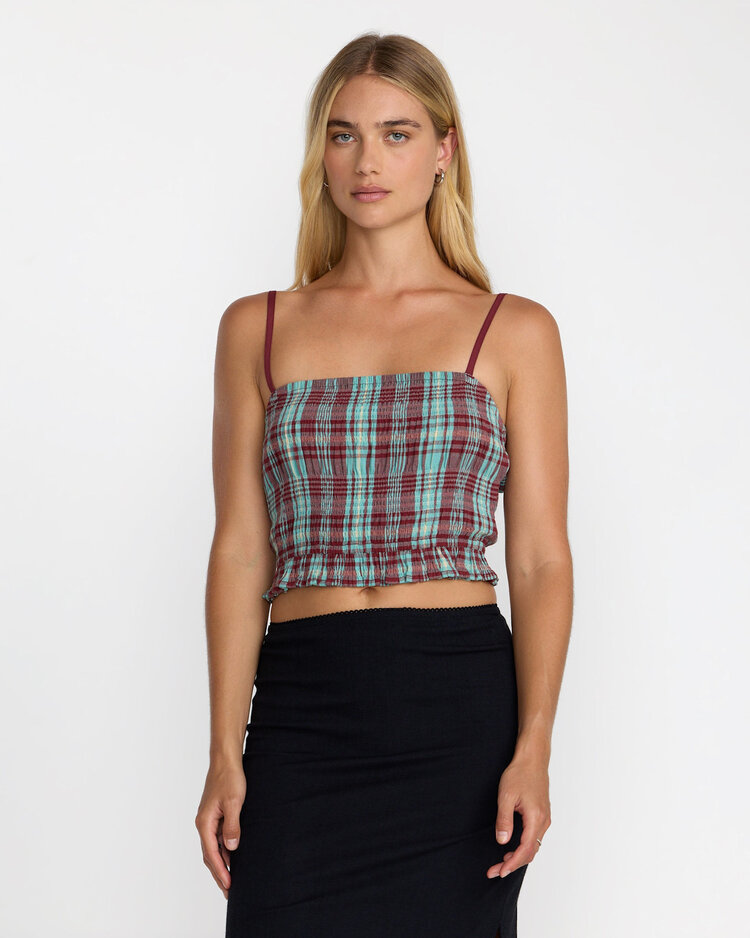 RVCA Rvca Isla Cami (Womens) | Aqua Haze