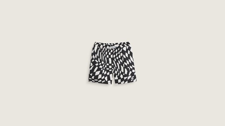 Vans Vans Primary Ii Printed Elastic Boardshort (Youth) | Black/White