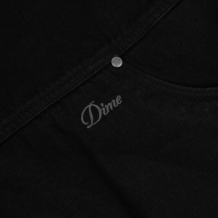 Dime Dime Hooded Denim Jacket (Mens) | Black