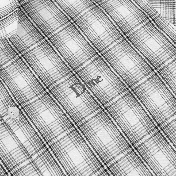 Dime Dime Plaid Button Up Shirt (Mens) | Gray