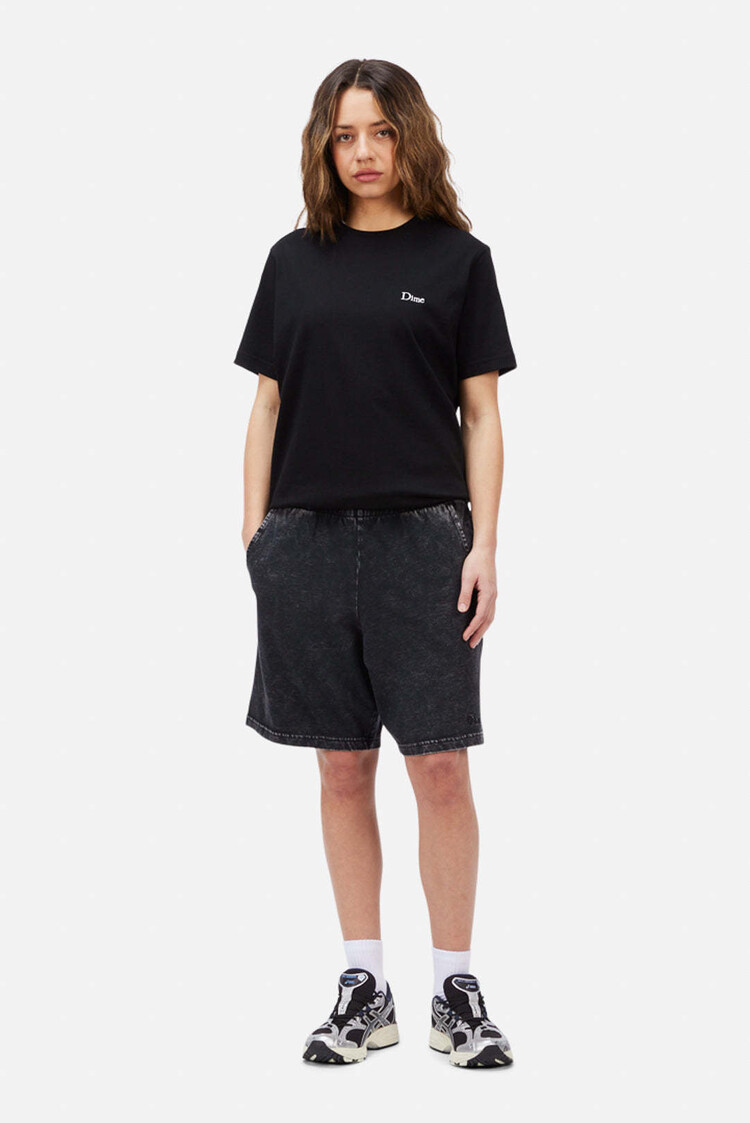 Dime Dime Classic Small Logo T-Shirt (Mens) | Black