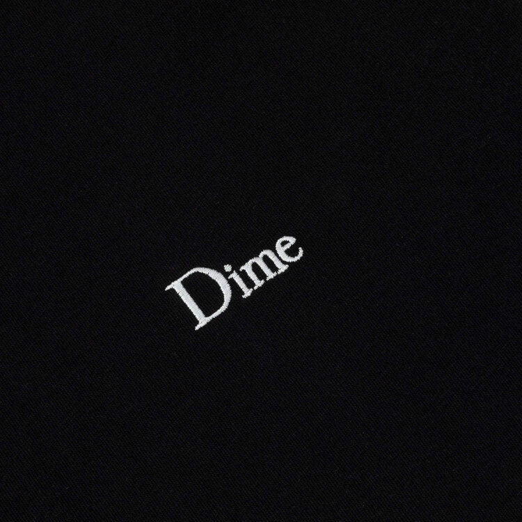Dime Dime Classic Small Logo T-Shirt (Mens) | Black