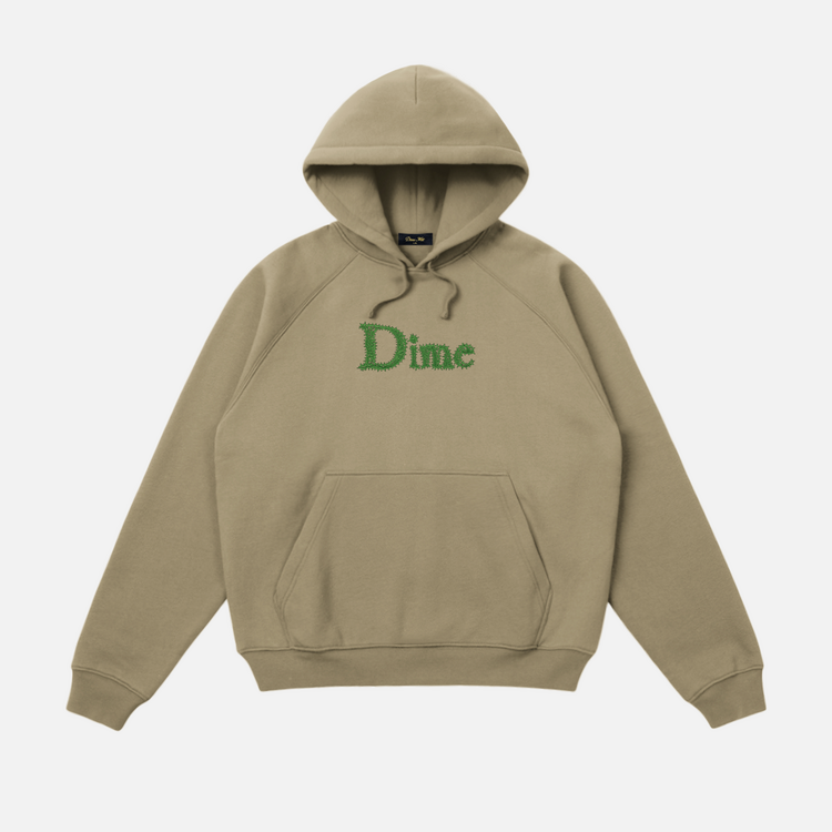 Dime Dime Classic Spiked Hoodie (Mens) | Military Olive