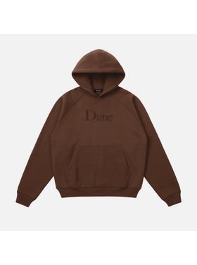 Dime Dime Classic Logo Hoodie (Mens) | Dark Brown