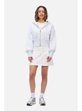 Dime Dime Cropped Zip Hoodie (Womens) | Ash