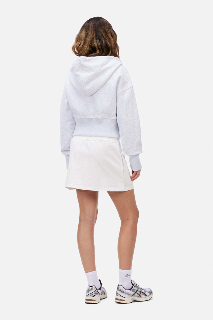 Dime Dime Cropped Zip Hoodie (Womens) | Ash