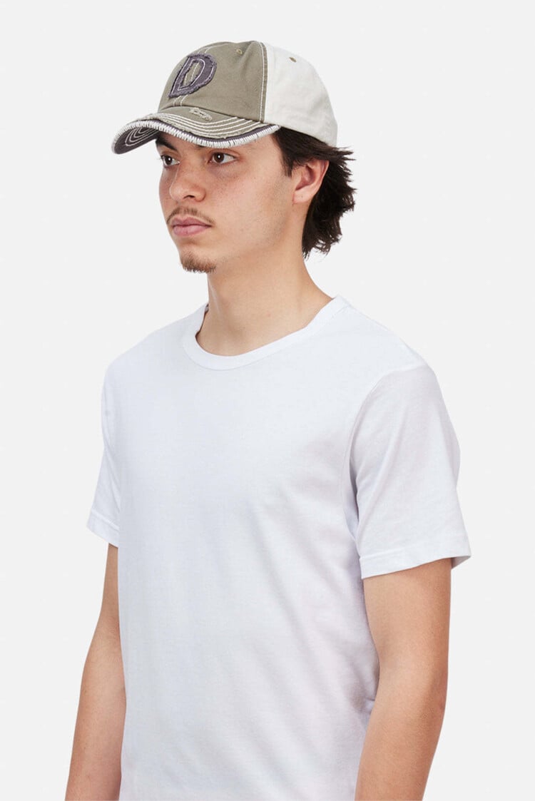 Dime Dime Wavy D Low Pro Cap (Unisex) | Military
