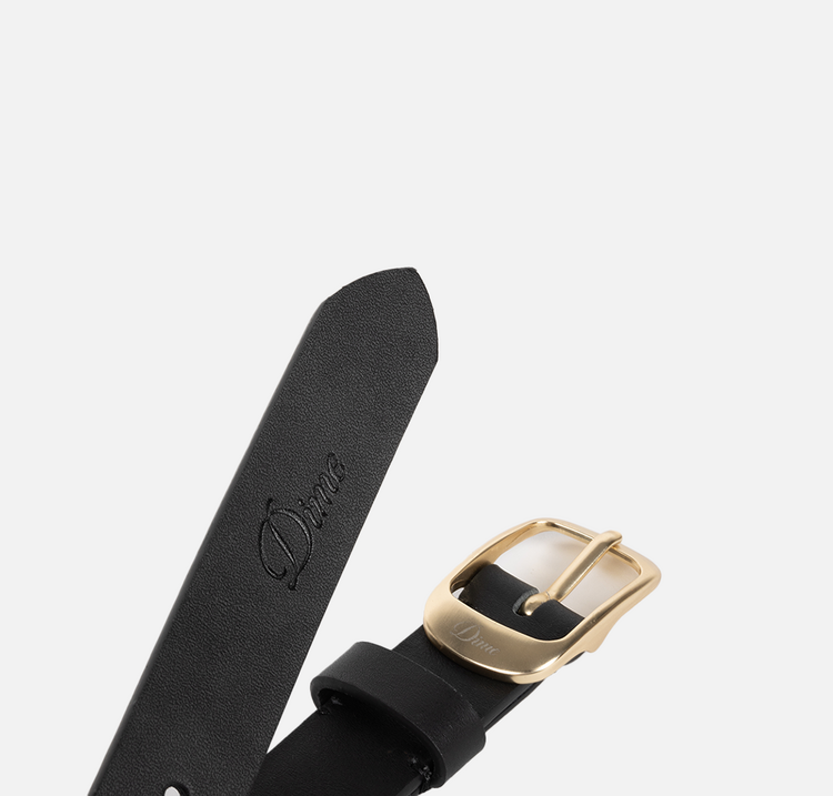Dime Dime Dress Leather Belt | Black
