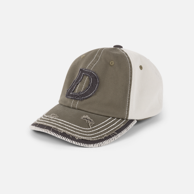 Dime Dime Wavy D Low Pro Cap (Unisex) | Military