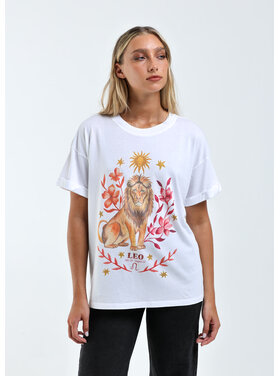 Girl Dangerous Girl Dangerous Leo Boyfriend Tee | Vintage White