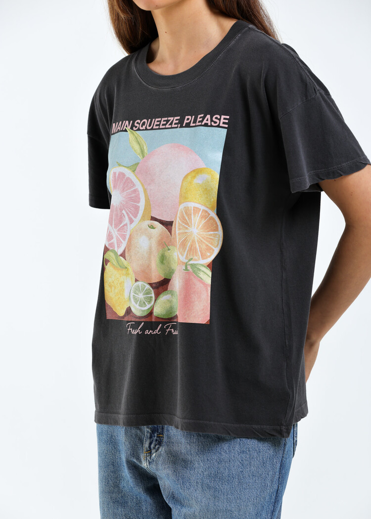 Girl Dangerous Girl Dangerous Main Squeeze Oversized Tee | Vintage Black