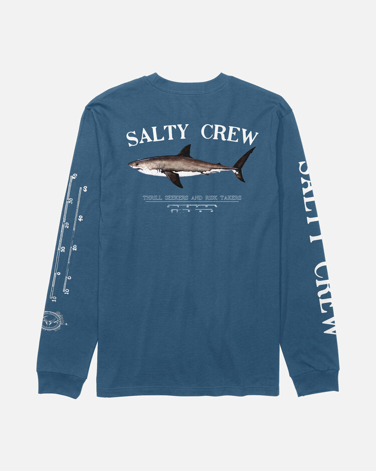Salty Crew Salty Crew Bruce Ls Tee (Mens) | Cast Blue