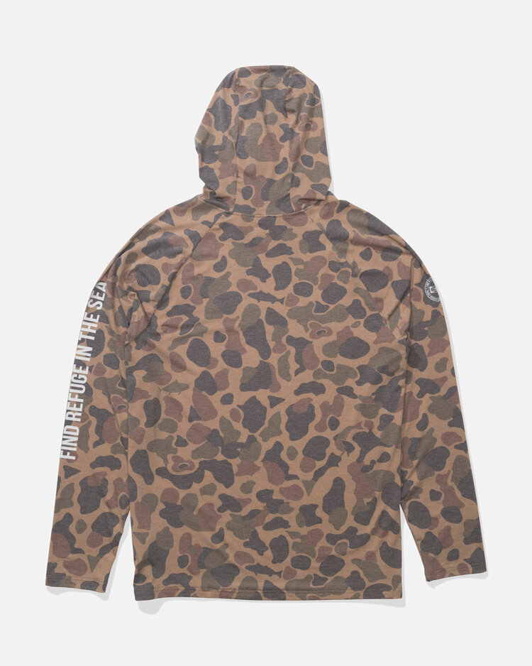 Salty Crew Salty Crew Mariner Lite Uv Hood (Mens) | Tan Camo