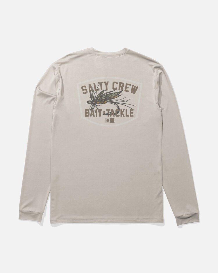 Salty Crew Salty Crew Fishing Co Ls Sunshirt (Mens) | Natural