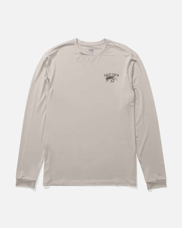 Salty Crew Salty Crew Fishing Co Ls Sunshirt (Mens) | Natural