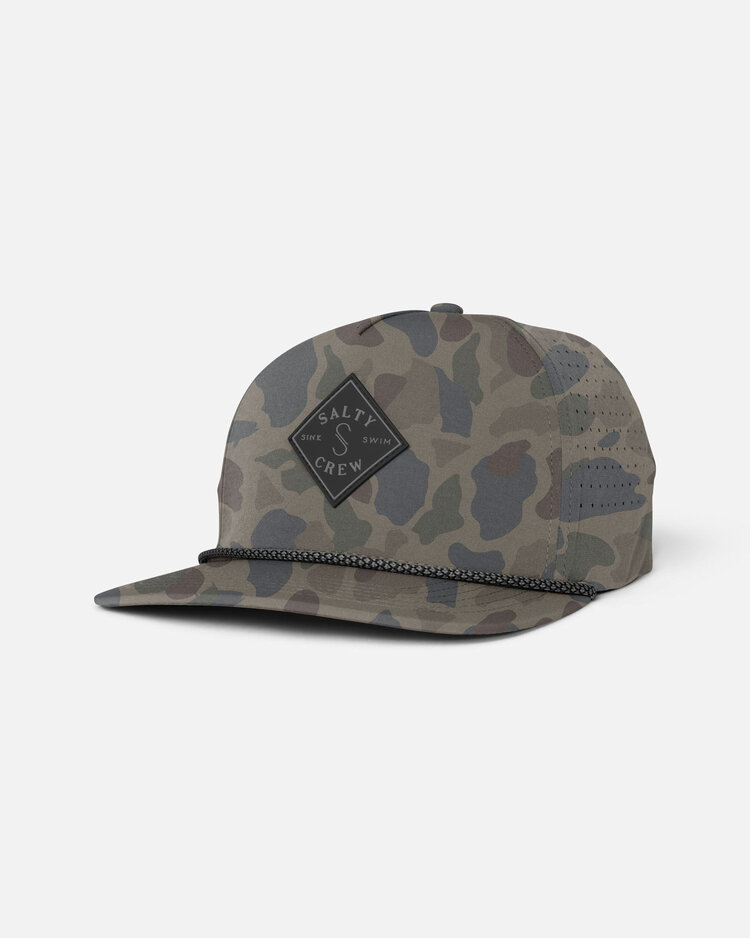 Salty Crew Salty Crew Long Range Snapback (Mens) | Sand Camo