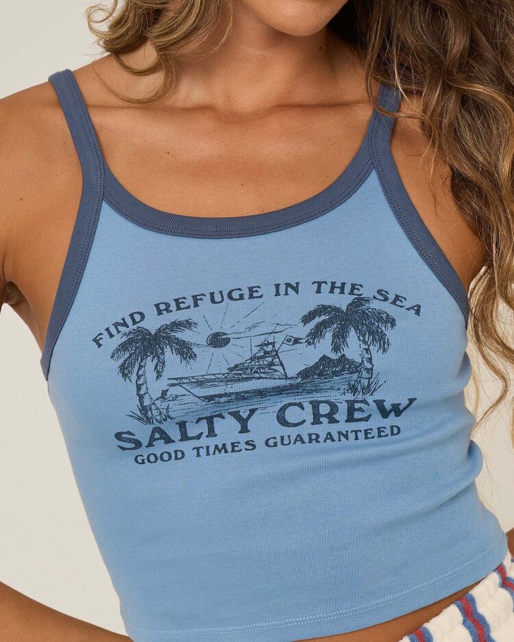 Salty Crew Salty Crew Charter Tank (Womens) | Ash Blue