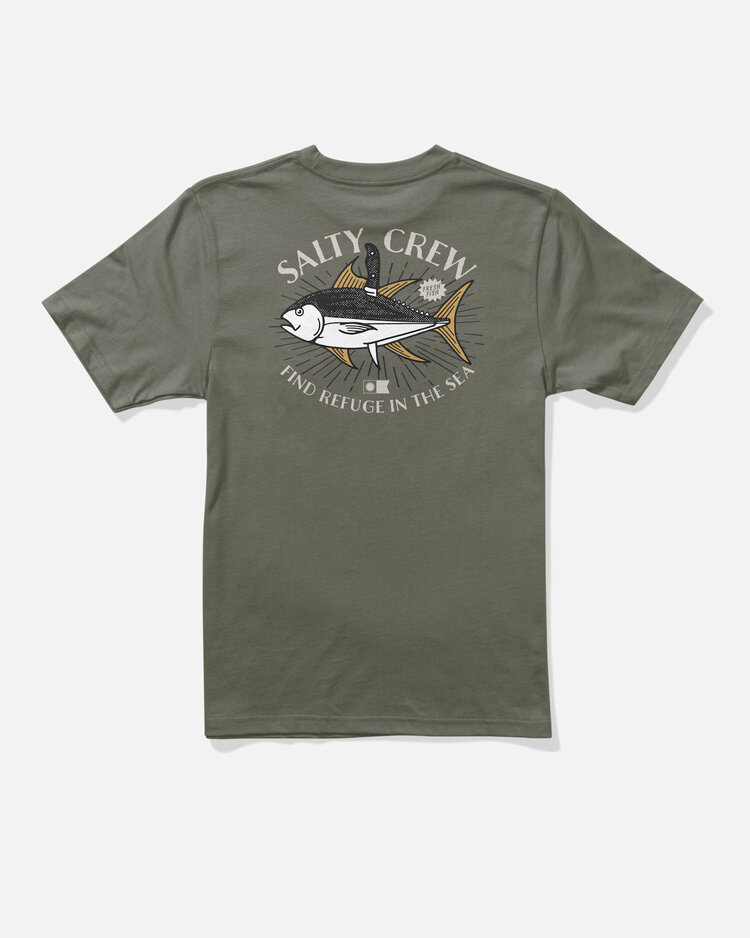 Salty Crew Salty Crew Omakase Boys Ss Tee (Youth) | Dusty Olive
