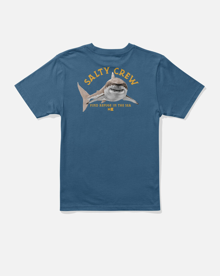 Salty Crew Salty Crew Lurking Boys Ss Tee (Youth) | Cast Blue