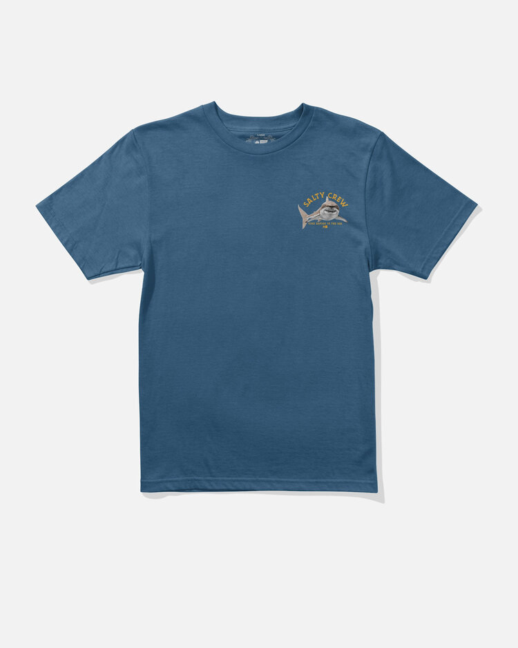 Salty Crew Salty Crew Lurking Boys Ss Tee (Youth) | Cast Blue