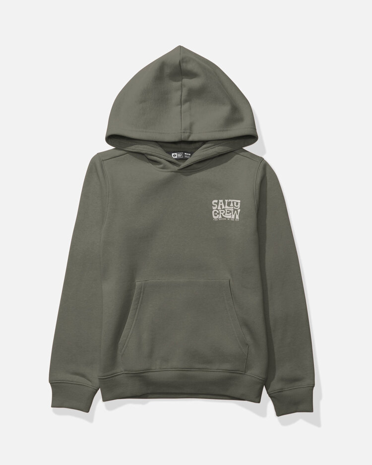 Salty Crew Salty Crew Freestyle Boys Fleece (Youth) | Dusty Olive
