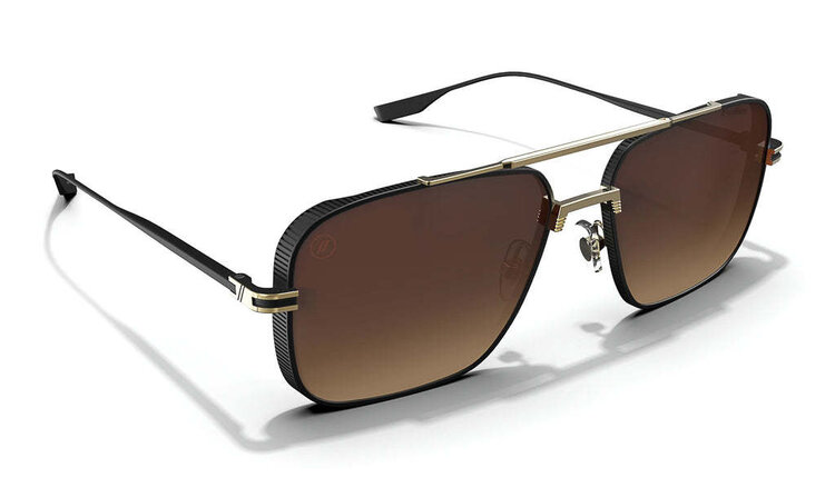 BLENDERS Blenders Pheonix  Matte Espresso | Brown Gradient Polarized