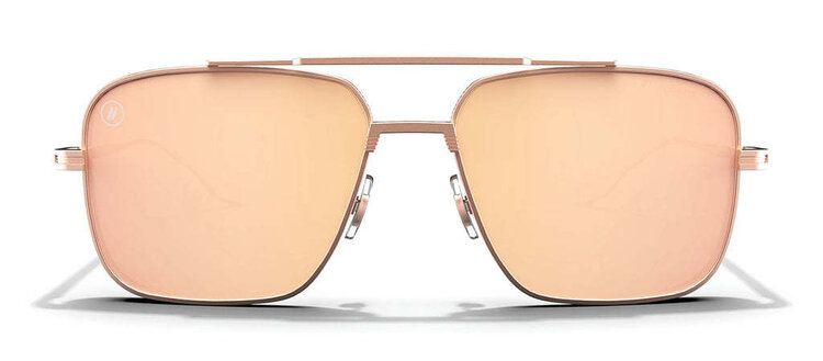 BLENDERS Blenders Pheonix Matte Champagne | Pink Polarized