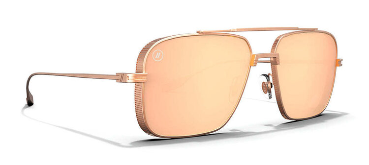 BLENDERS Blenders Pheonix Matte Champagne | Pink Polarized