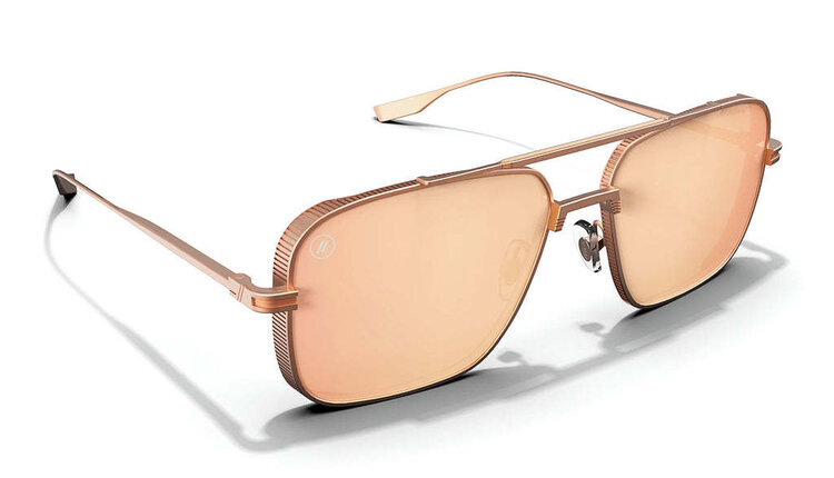 BLENDERS Blenders Pheonix Matte Champagne | Pink Polarized