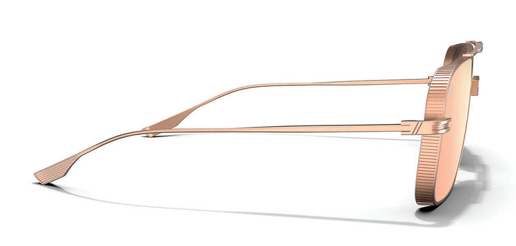 BLENDERS Blenders Pheonix Matte Champagne | Pink Polarized