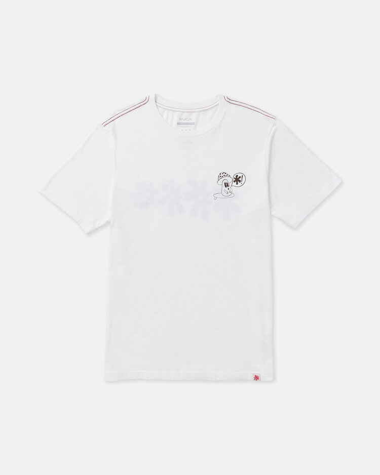 RVCA Rvca Bryce Bloom Ss (Mens) | Antique White
