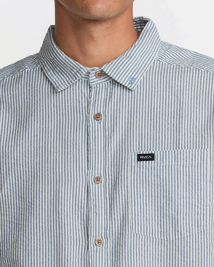 RVCA Rvca Thatll Do Seersucker (Mens) | Vintage Navy