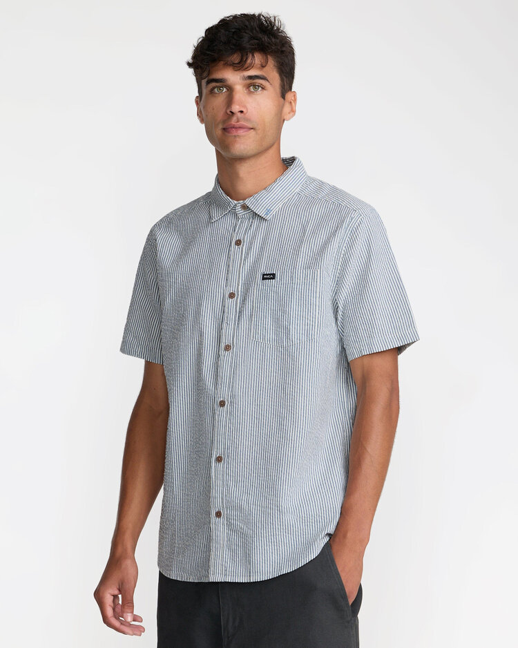 RVCA Rvca Thatll Do Seersucker (Mens) | Vintage Navy