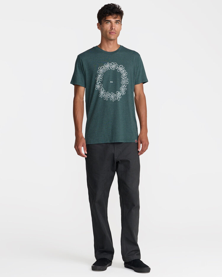 RVCA Rvca Bryce Lei Ss (Mens) | Balsam Green