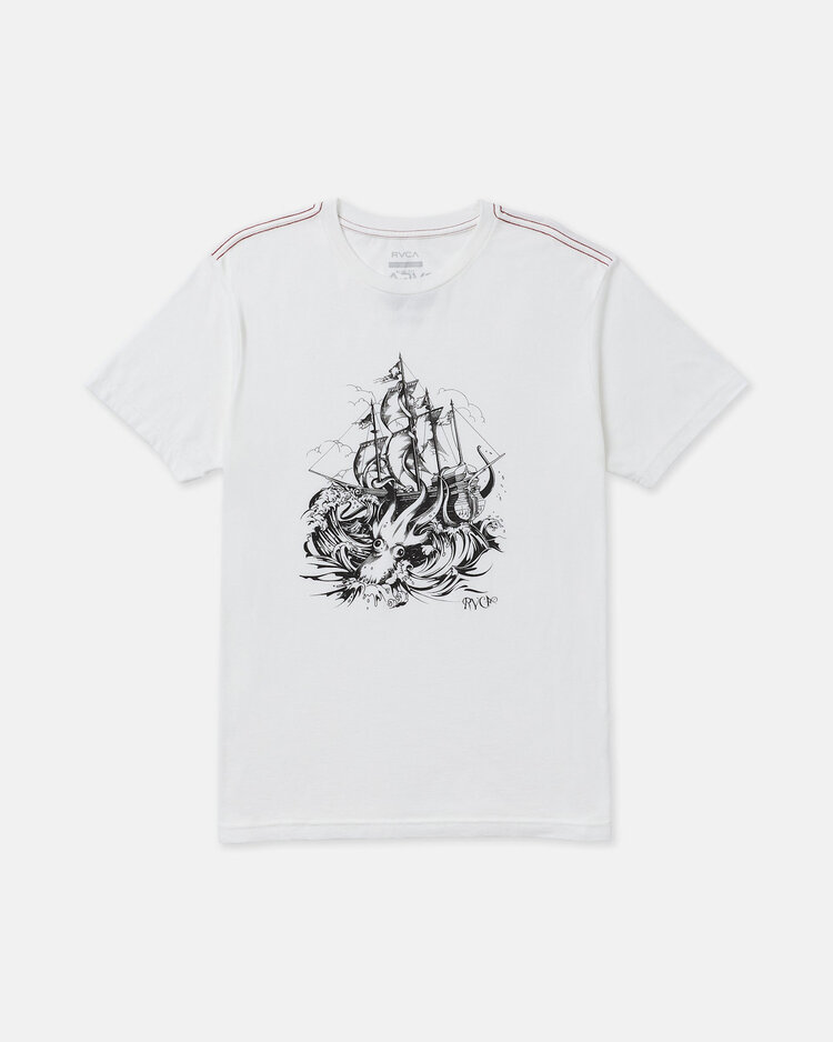 RVCA Rvca High Seas Ss (Mens) | Antique White