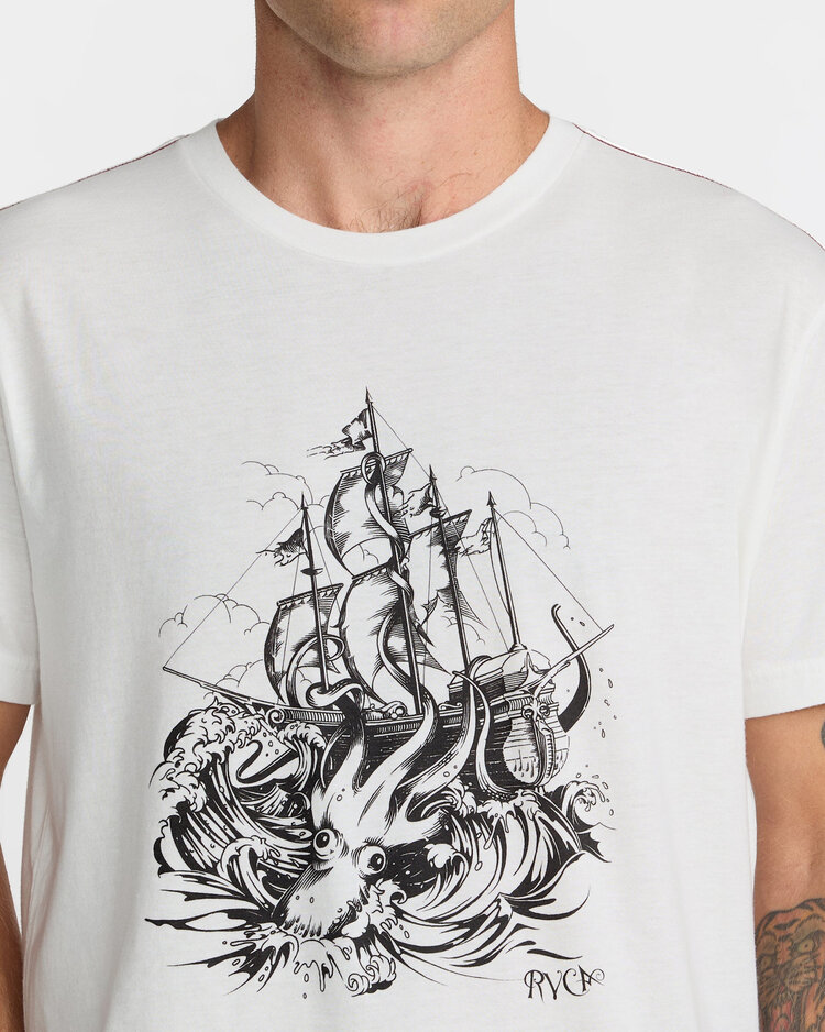 RVCA Rvca High Seas Ss (Mens) | Antique White