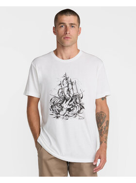 RVCA Rvca High Seas Ss (Mens) | Antique White