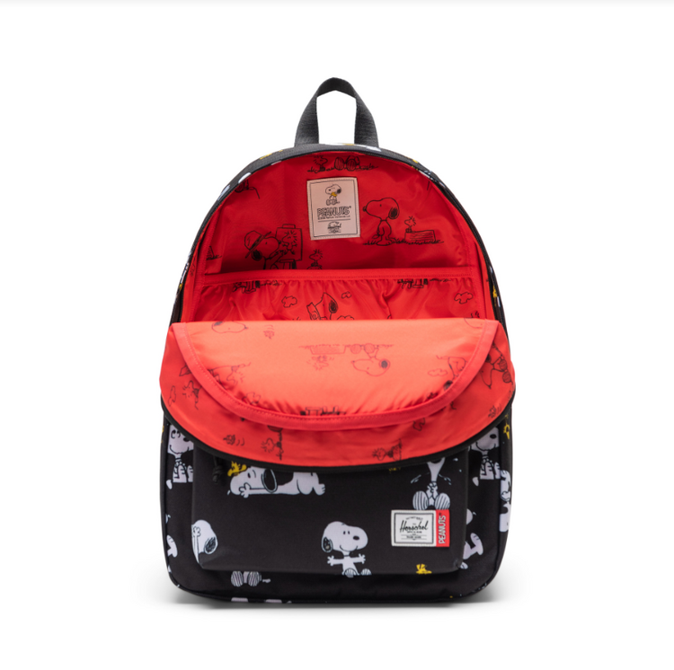 Herschel Herschel Peanuts Classic Backpack | Snoopy And Woodstock Black