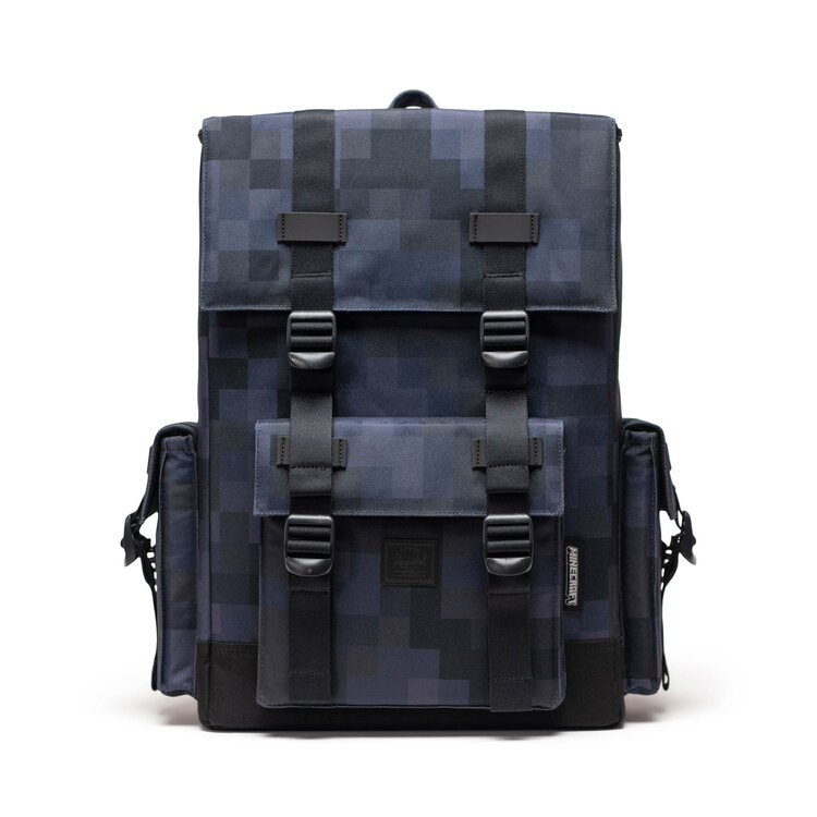 Herschel Herschel Minecraft Little America Cube Backpack | Black Block