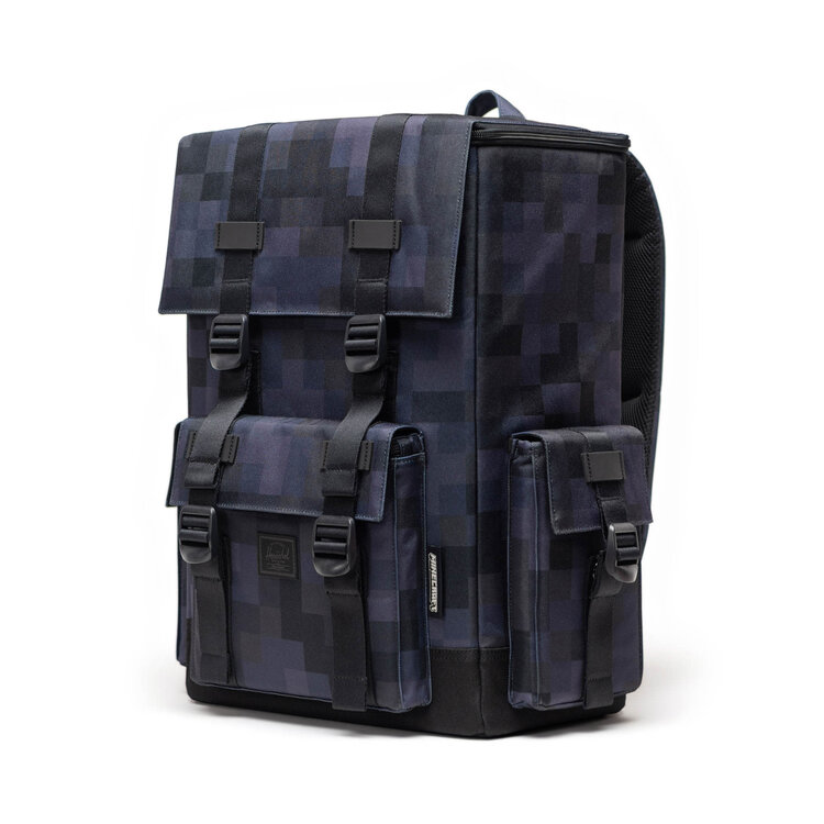 Herschel Herschel Minecraft Little America Cube Backpack | Black Block