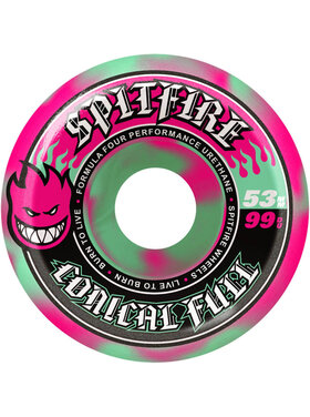 Spitfire Spitfire F4 99 Team Color Pack F499 Conical Full | Teal/Pink Swirl
