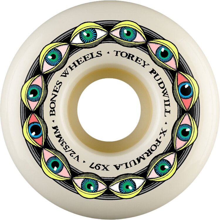 Bones Bones Xf Pudwill Frying Eyes V2 Locks 97A Wheels | Natural