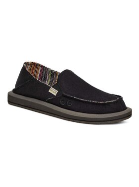 Sanuk Sanuk Donna Hemp 2 Tone (Womens) | Black