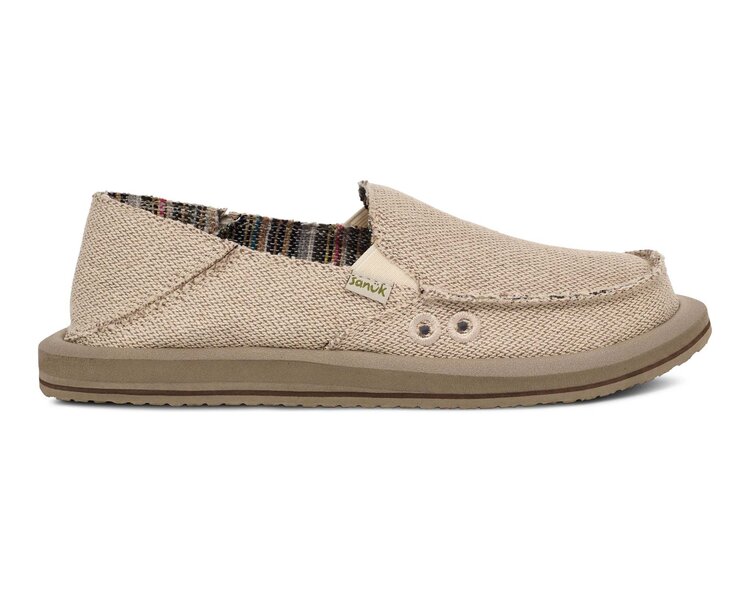 Sanuk Sanuk Donna Hemp 2 Tone (Womens) | Natural