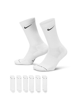 Nike SB Nike Sb Everyday Elevated Crew Sock-6Pk (Unisex) | White/Black