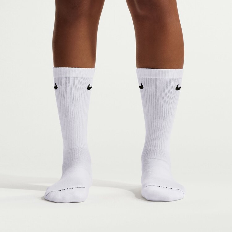 Nike SB Nike Sb Everyday Elevated Crew Sock-6Pk (Unisex) | White/Black
