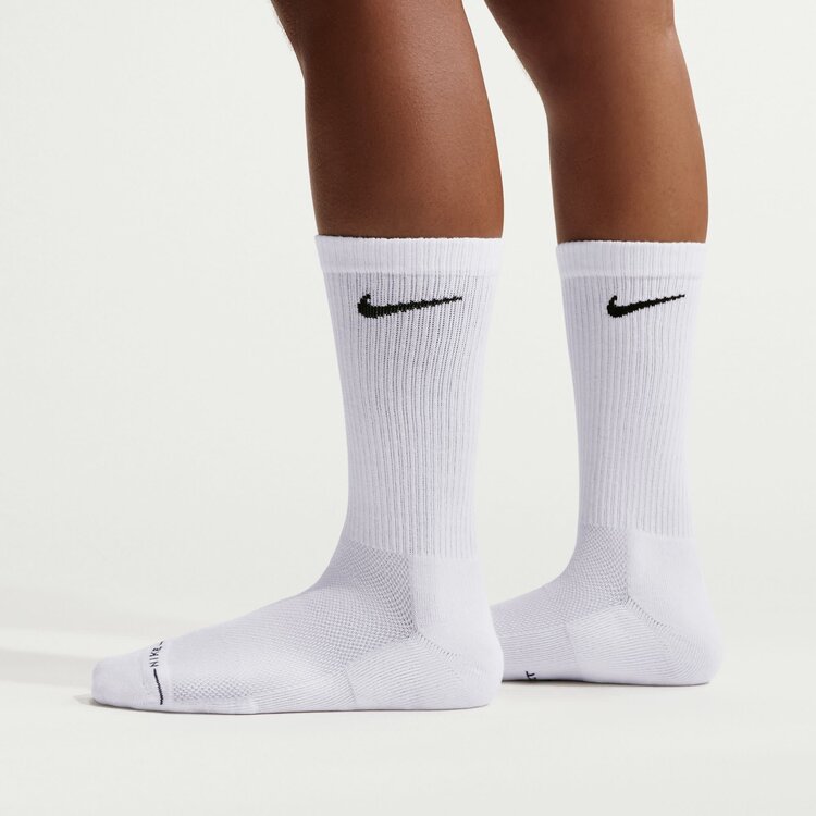 Nike SB Nike Sb Everyday Elevated Crew Sock-6Pk (Unisex) | White/Black