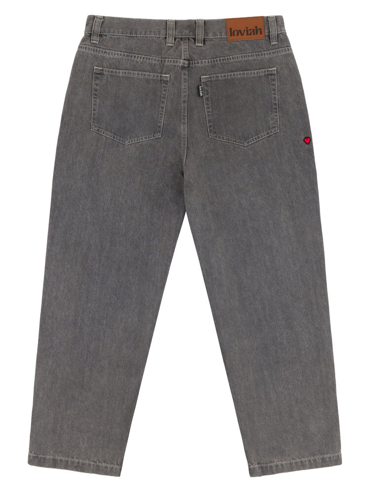 Loviah Loviah 1990 Baggy Denim Pant (Mens) | Grey Stonewash 34